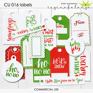 CU 016 LABELS