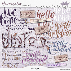 HIVERNALES WORD ART 