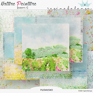 NATURE PEINTURE PAPERS 1