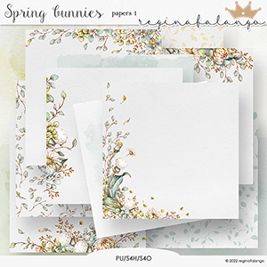 SPRING BUNNIES PAPERS 1