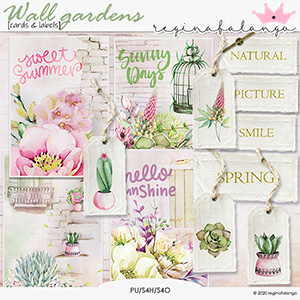 WALL GARDENS CARD & LABELS