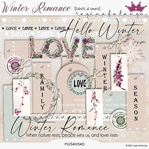 WINTER ROMANCE LABELS AND MORE