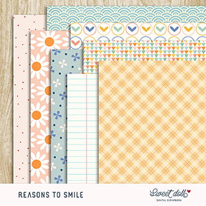 Reasons to Smile Papers by Sweet Doll