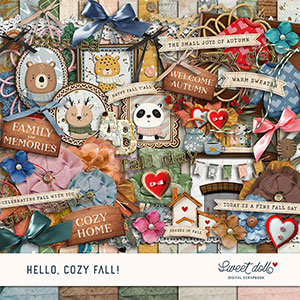 Hello, Cozy Fall! kit by Sweet Doll  