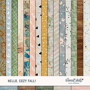 Hello, Cozy Fall! Papers by Sweet Doll