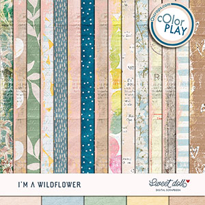 I'm a Wildflower Papers by Sweet Doll