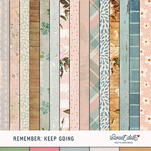 Remember: Keep Going Papers by Sweet Doll 