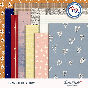Share Our Story Papers by Sweet Doll