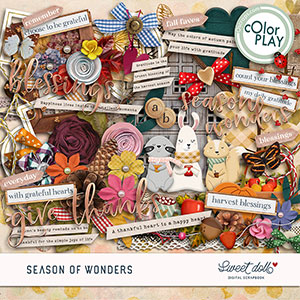 Season of Wonders Embellishments by Sweet Doll