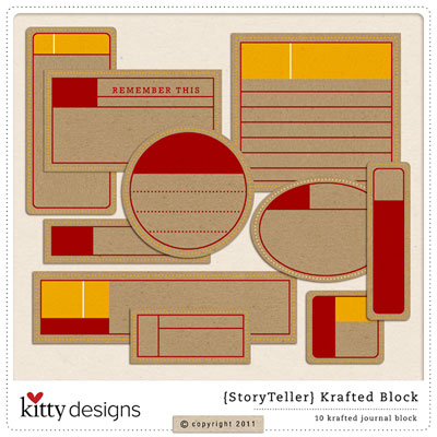 Story Teller Krafted Journal Block