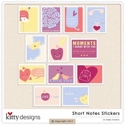 Short Notes Stickers