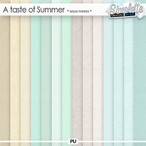 A Taste of Summer (solid papers)