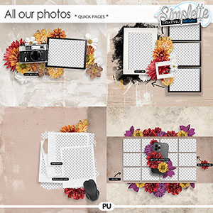 All our photos (quick pages) by Simplette