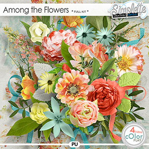 Among the flowers (full kit) by Simplette