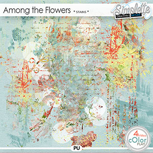 Among the flowers (stains) by Simplette