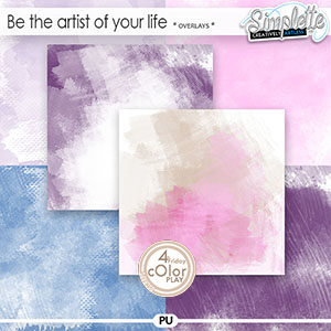 Be the artist of your life (overlays) by Simplette