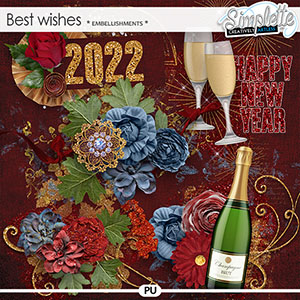 Best Wishes (embellishments) by Simplette | Oscraps