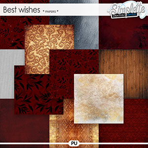 Best Wishes (papers) by Simplette | Oscraps