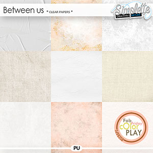 Between Us (clear papers) by Simplette | Oscraps