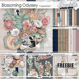 Blossoming Odyssey (collection with FREE clusters) by Simplette
