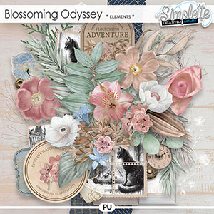 Blossoming Odyssey (elements) by Simplette