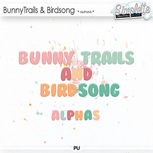 Bunny Trails and Birdsong (alphas) by Simplette