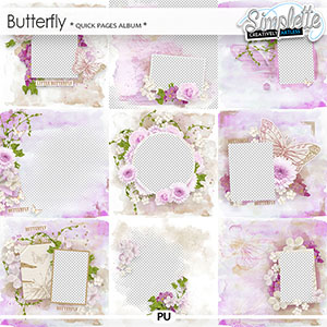 Butterfly (quick pages album) by Simplette