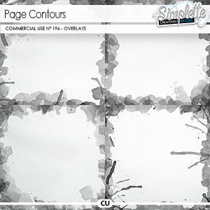 Page contours (CU overlays) 196 by Simplette | Oscraps