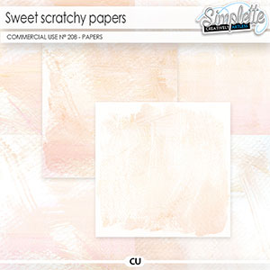 Sweet scratchy papers (CU papers) 208 by Simplette | Oscraps