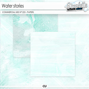 Water Stories (CU papers) 223 by Simplette | Oscraps