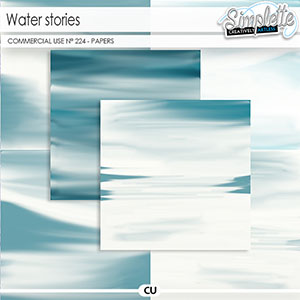 Water Stories (CU papers) 224 by Simplette | Oscraps