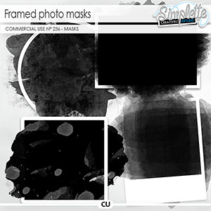 Framed Photo Masks (CU masks) 236 by Simplette
