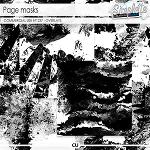 Page Masks (CU overlays) 237 by Simplette