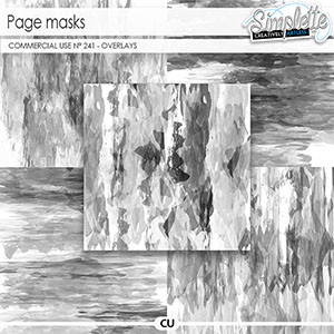 Page Masks (CU overlays) 241 by Simplette