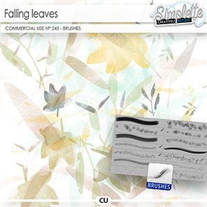 Falling Leaves (CU brushes) 243 by Simplette