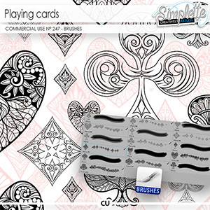 Playing Cards (CU brushes) 247 by Simplette