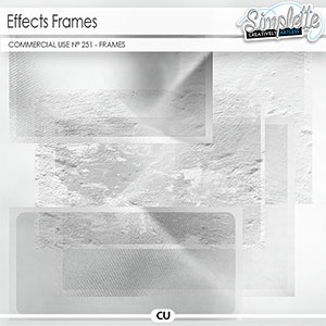 Effects Frames (CU frames) 251 by Simplette