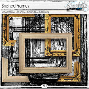 Brushed Frames (CU elements and brushes) 256 by Simplette