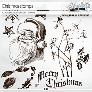 Christmas stamps (CU stamps) 264 by Simplette