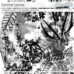 Summer Leaves (CU brushes and stamps) 282 by Simplette