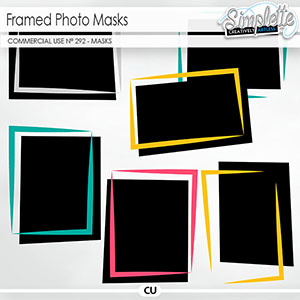 Framed Photo Masks (CU masks) 292 by Simplette