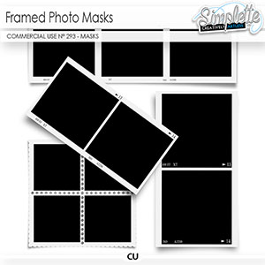 Framed Photo Masks (CU masks) 293 by Simplette