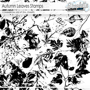 Autumn Leaves Stamps (CU stamps) 294 by Simplette
