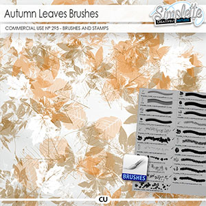 Autumn Leaves Brushes (CU stamps and brushes) 295 by Simplette
