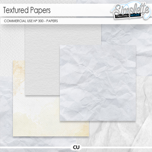 Textured Papers (CU papers) 300 by Simplette