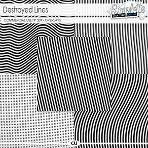 Destroyed Lines (CU overlays) 309 by Simplette