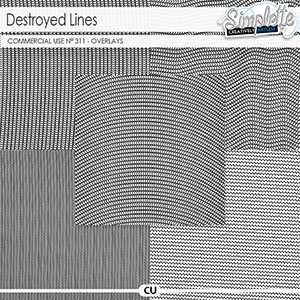Destroyed Lines (CU overlays) 311 by Simplette