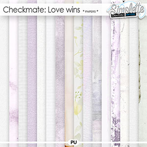 Checkmate : Love wins (papers) by Simplette