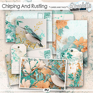 Chirping and Rustling (cards and tags) by Simplette