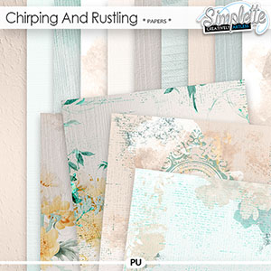 Chirping and Rustling (papers) by Simplette